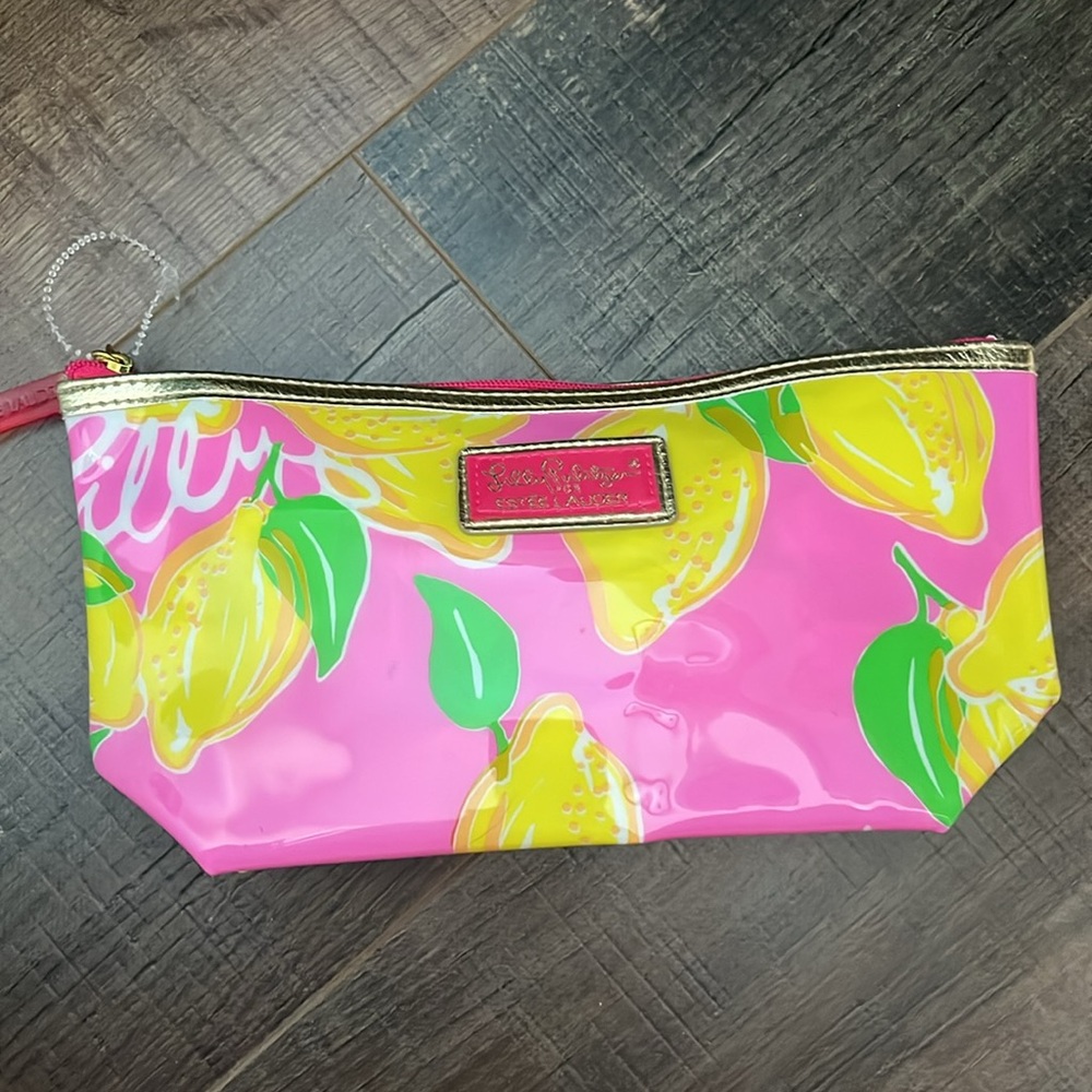 Lilly Pulitzer For Estée Lauder Plastic Makeup Cosmetic Bag